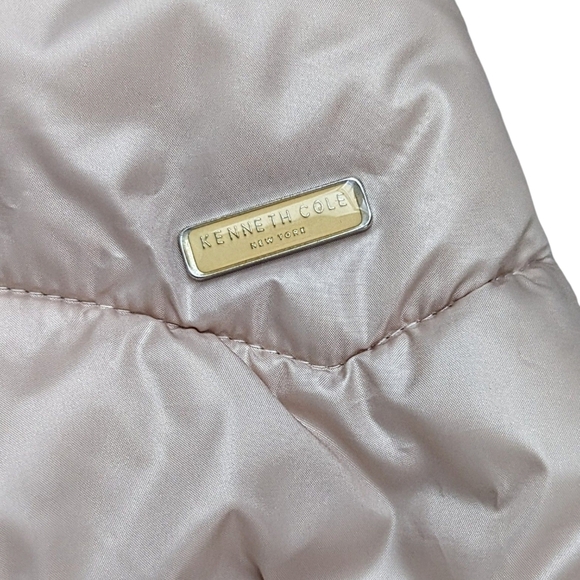 Kenneth Cole NWOT XS Puffer Jacket Quilted Champagne Beige Fall Winter Warm - Picture 6 of 6